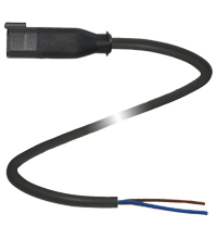 Pepperl+Fuchs DT2P-G-BK0,5M-PUR/0,75 Male cordset single-ended Deutsch plug straight, 2-pin, PUR cable black Turkiye