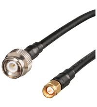 Pepperl+Fuchs IUK-SMA-2M-LL240F-FRNC-TNC Adapter cable SMA plug straight to TNC plug straight, FRNC coaxial cable black, UV resistant Turkiye