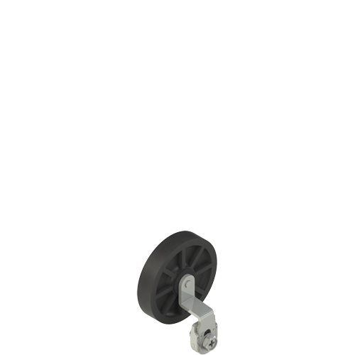 Pizzato VN A00KE-R26 Adjustable shaped metal revolving lever with rubber roller, Ø 50 mm Turkiye