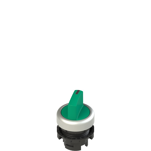 Pizzato E2 1SE12AVA49AB Short handle selector, 2 positions green with marking Turkiye