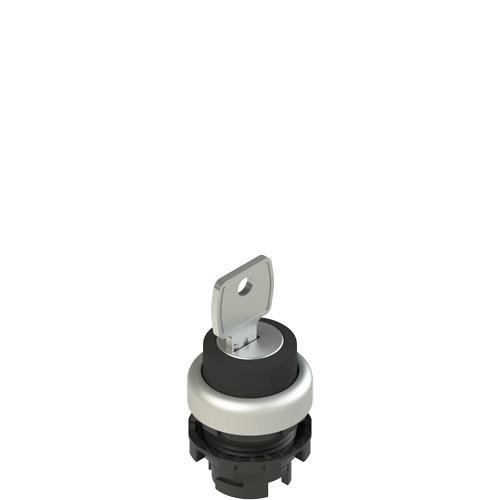 Pizzato E2 1SC3ACE19AA Key selector, 3 positions black without marking Turkiye