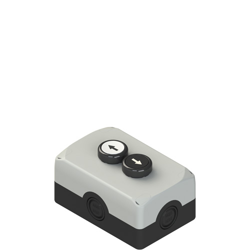 Pizzato ES AC32012 Complete unit with enclosure, 2 flush pushbuttons and contacts Turkiye