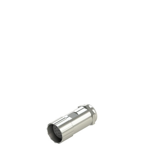 Pizzato VF CBSM12TS07 M23 straight metallic female connector, 12 poles, without cable Turkiye