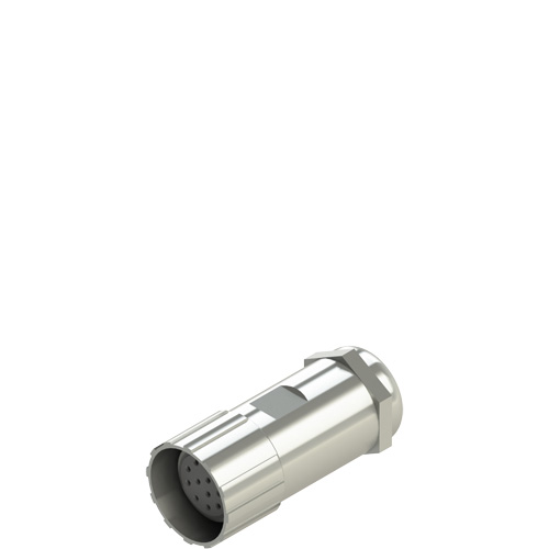 Pizzato VF CBSM19TC07 M23 straight metallic female connector, 19 poles, without cable Turkiye