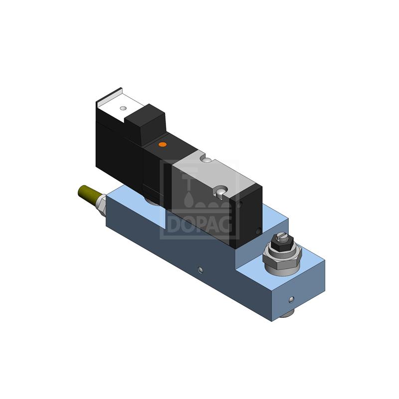 Dopag 1010904 Solenoid valve plate with industrial plug type CI Turkiye