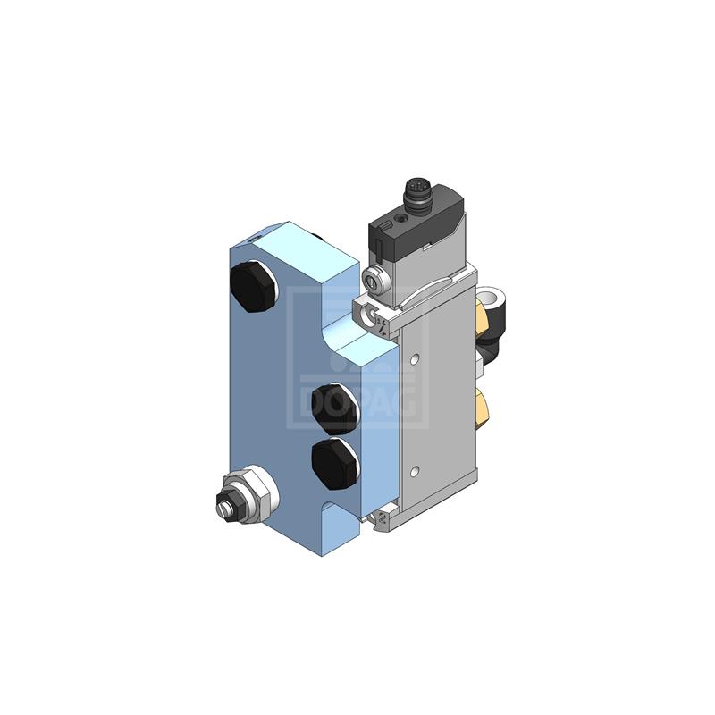Dopag 1010907 Solenoid valve plate for plug 3 pole M8x1 Turkiye