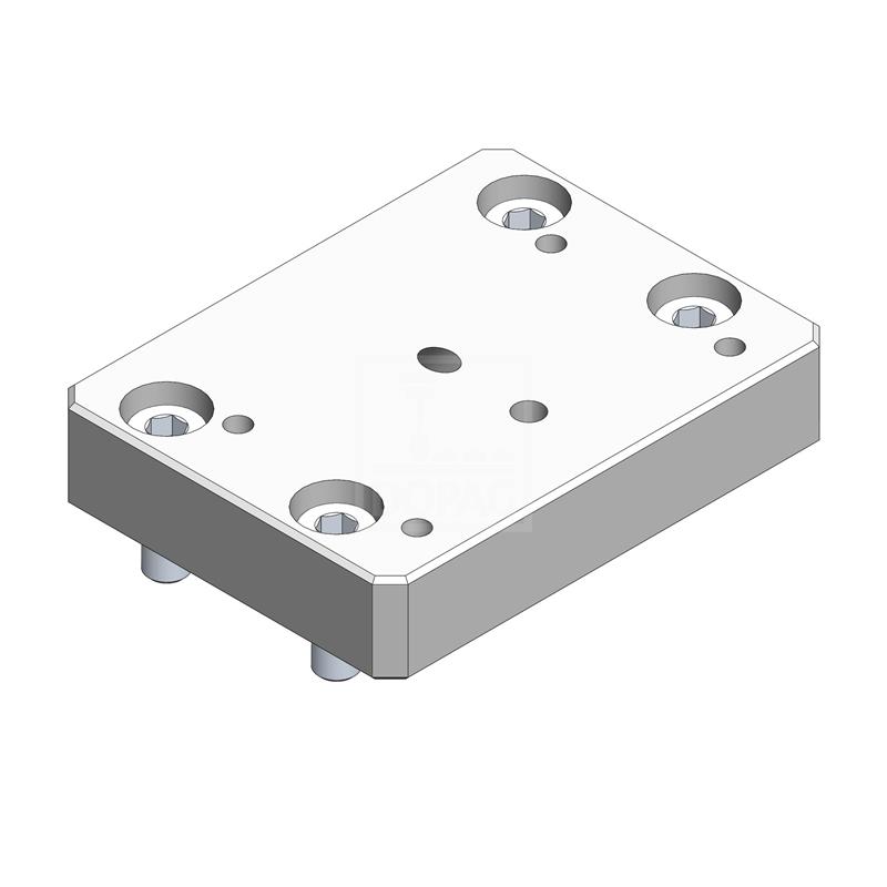 Dopag 1015290 Adaptor plate M8 (38x80 mm) to M6 (40x70 mm) Turkiye