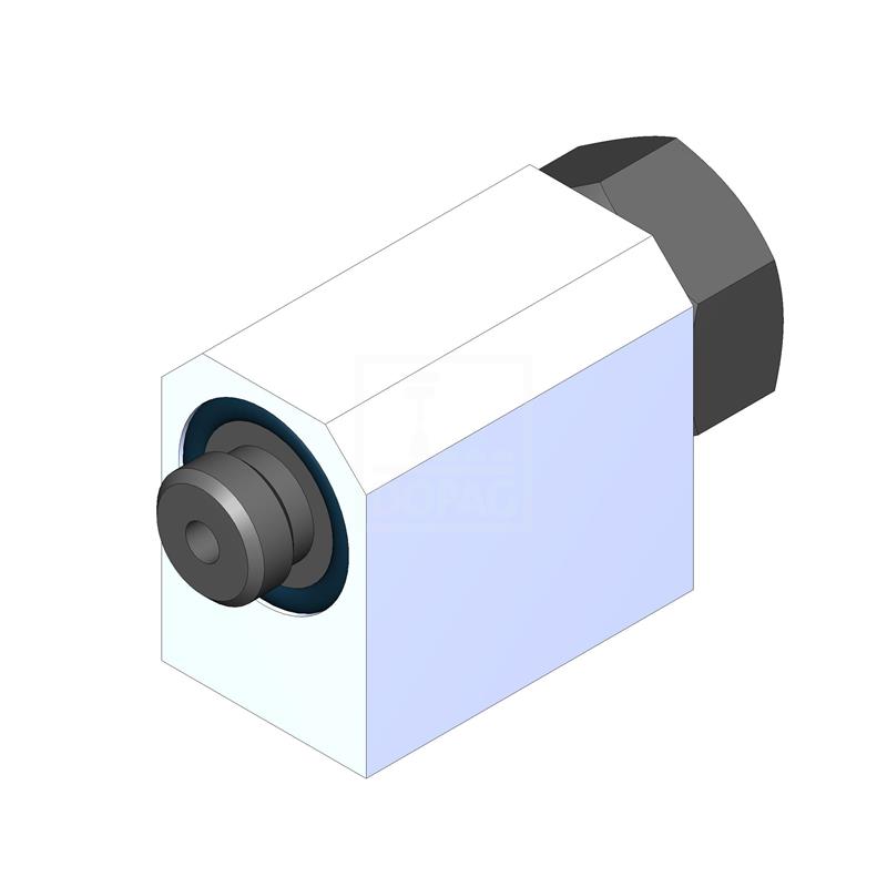 Dopag 400.05.48 Angle connection complete  G 3/8