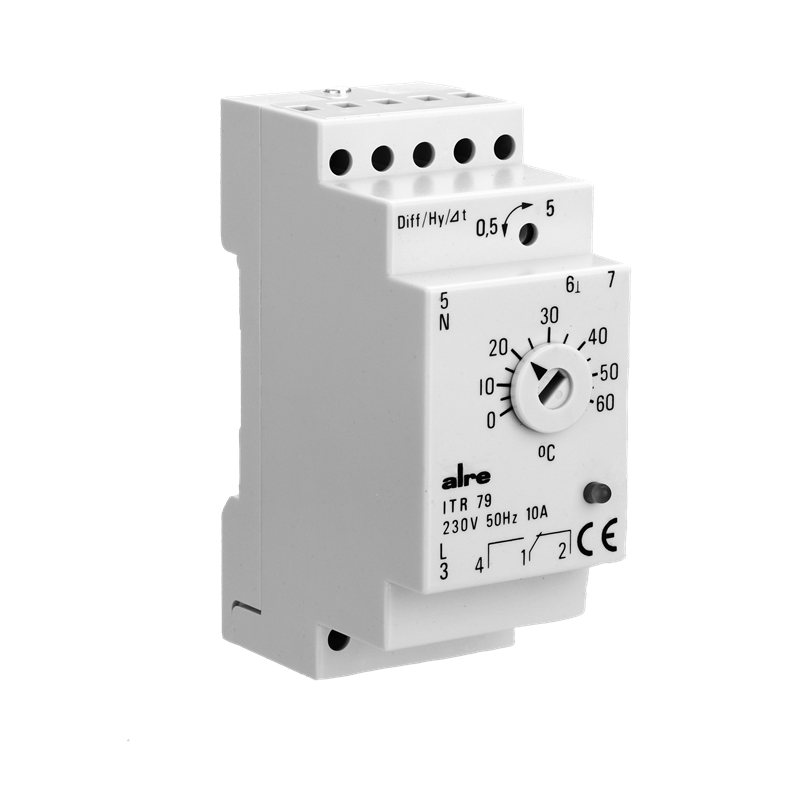 Alre ITR 79.504 Temperature controller for standard rail mounting, 0…60…°C Turkiye