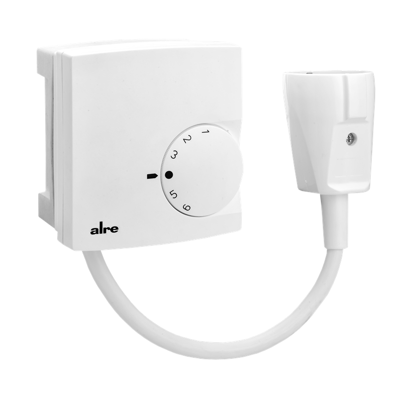 Alre RTBSB-001.411 Room thermostat, ready for connection, 5…30…°C, 230V AC, 13(4)A, 15m cable Turkiye