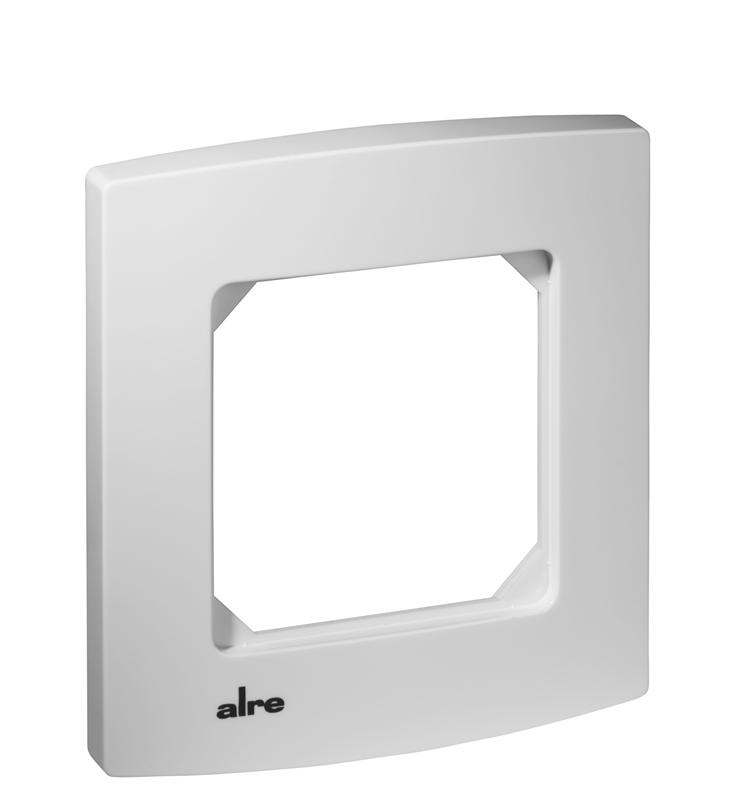 Alre JZ-090.910 alre frame “Berlin” for all flush-mounted devices with cover 50×50, pearl white (RAL1013), gloss Turkiye