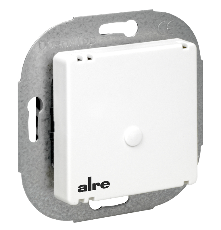 Alre FUFY 11/7-0000 Room temperature sensor, KTY11-7, flush-mounted, cover 50x50mm, pure white gloss Turkiye