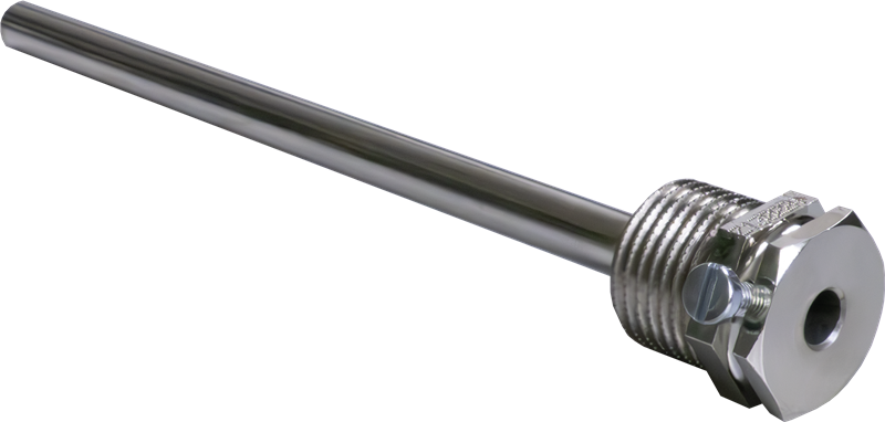Alre THMs/100 Immersion sleeve, 100mm, nickel-plated brass with insertion, inner x outer diameter 65x8mm Turkiye