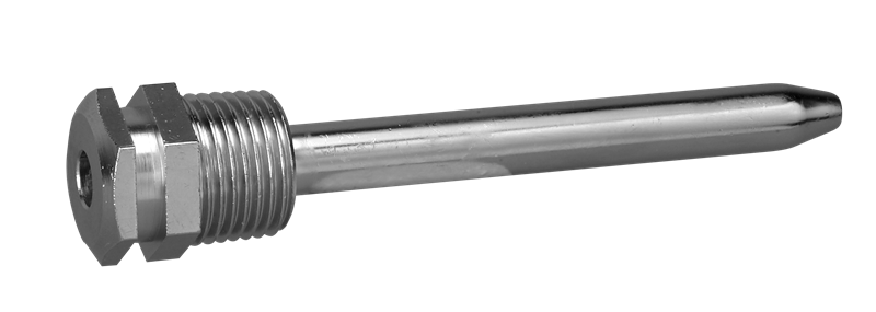 Alre THK-2-280 Immersion sleeve, 280mm, nickel-plated brass, inner x outer diameter 75x10mm Turkiye