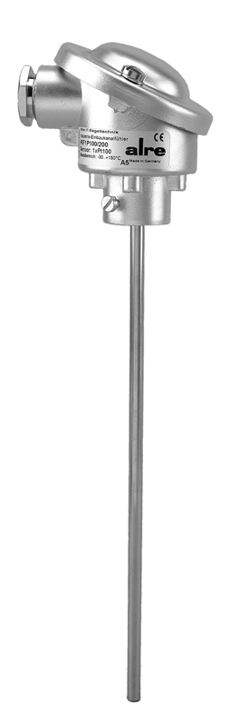 Alre IKF1P1000/100 Industrial built-in duct temperature sensor, PT1000, installation length 115mm Turkiye