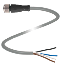 Pepperl+Fuchs V1-G-6,3M-PVC-Y292281 Female cordset, M12, 4-pin, PVC cable Turkiye