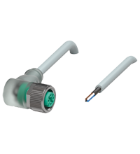 Pepperl+Fuchs V1-W-A2-30M-PUR-ABG0 Female cordset single-ended M12 straight A-coded, LED 4-pin, PUR cable grey, shielded Turkiye