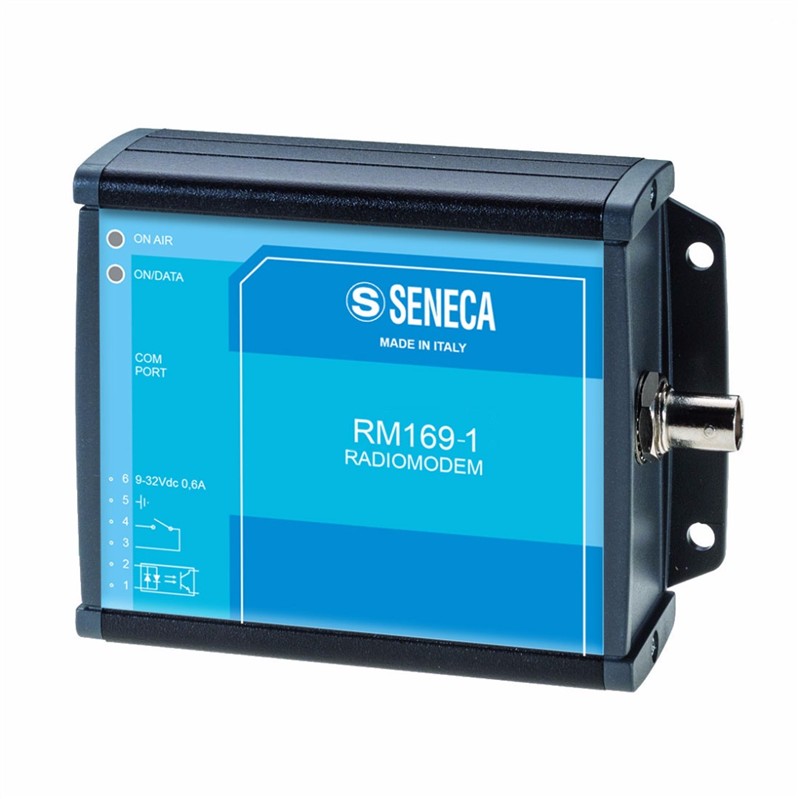 Seneca RM169-1 Radiomodem 169MHz, RS232/RS485 interface and complies with Directive 2014/53/EU (RED) Turkiye