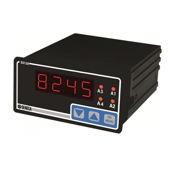Seneca S312A 4-Digits display with analog input and 4 relay outputs Turkiye