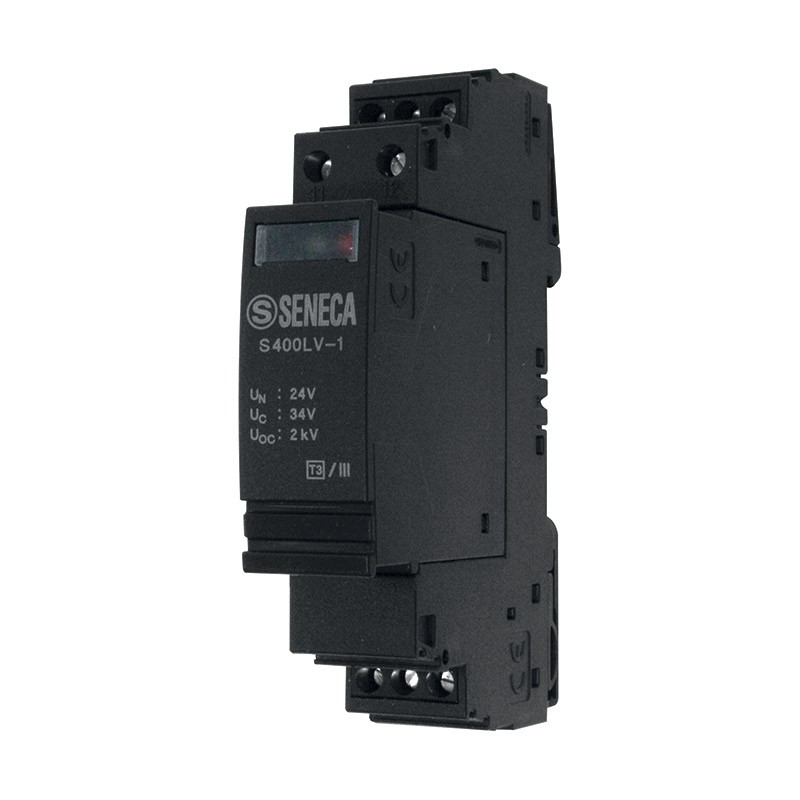 Seneca S400LV-1 Type 3 surge protection for power equipment, 24 Vac/dc with 3 conductors (L, N, PE) Turkiye