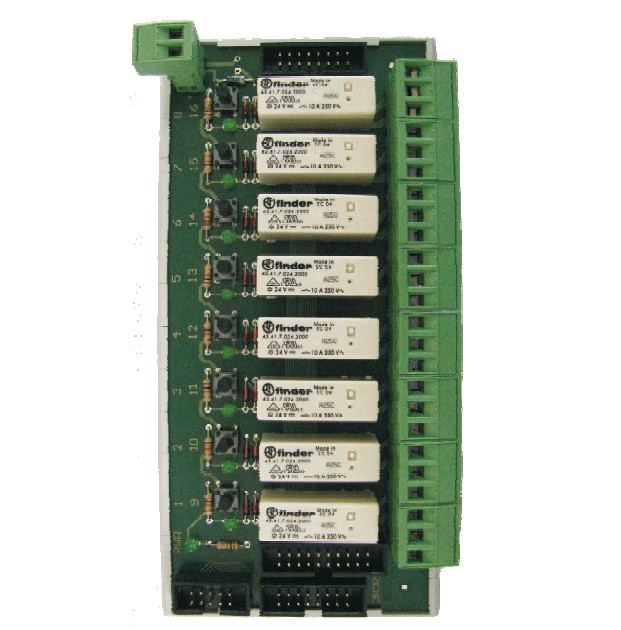 Seneca Z-8R-10A 8 relay board with 250 Vac - 10 A Turkiye