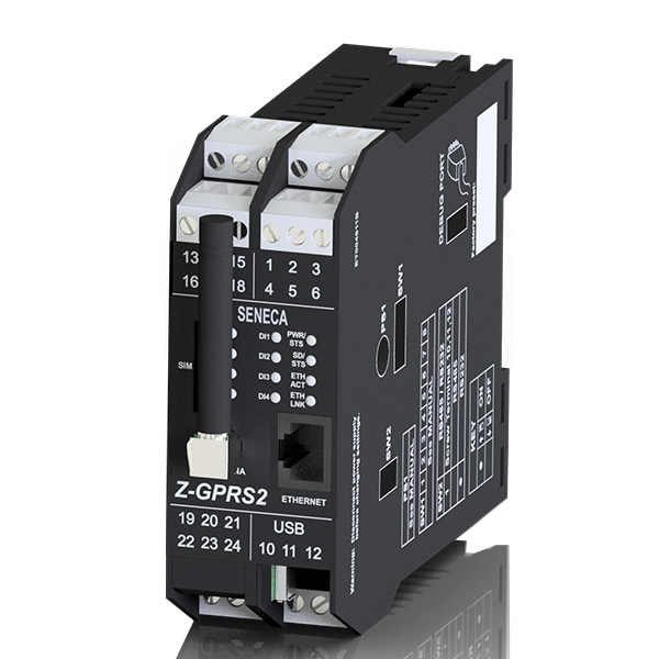 Seneca Z-GPRS2-SEAL GSM/GPRS datalogger with built-in IOs, telecontrol functions and advanced programming language Turkiye
