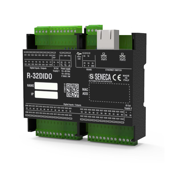 Seneca R-32DIDO Profinet
        (HW rev. D1) Profinet IO module with 32 configurable digital inputs/outputs Turkiye