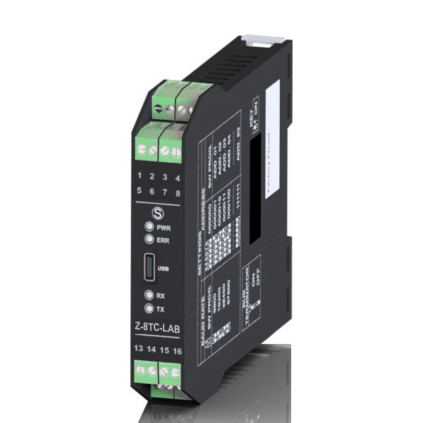 Seneca Z-8TC-SI-LAB (HW rev. A0) CH-8 thermocouple input module / RS485, 24bit resolution, with two-way pull-out terminals Turkiye