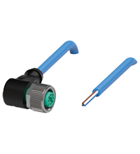 Pepperl+Fuchs V1-W-N4-30M-PVC Female cordset single-ended M12 angled A-coded, 4-pin, PVC cable blue, NAMUR Turkiye