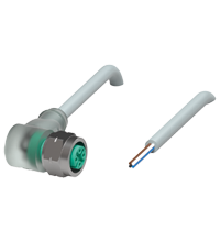 Pepperl+Fuchs V1-WV4A-A2-5M-PVC Female cordset single-ended M12 angled stainless steel 14404, A-coded, LED 4-pin, PVC cable grey Turkiye