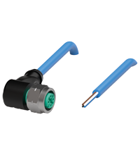 Pepperl+Fuchs V1-WV4A-N4-10M-PUR Female cordset single-ended M12 angled stainless steel 14404, A-coded, 4-pin, PUR cable blue, NAMUR Turkiye