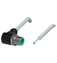Pepperl+Fuchs V15S-W-1M-PUR Male cordset single-ended M12 angled A-coded, 5-pin, PUR cable grey Turkiye