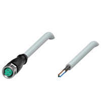 Pepperl+Fuchs V3-GM-5M-PUR-ABG Female cordset single-ended M8 straight A-coded, 3-pin, PUR cable grey, shielded Turkiye