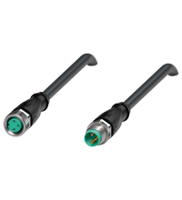 Pepperl+Fuchs V3-GM-BK0,6M-PVC-U-V3-GM Cordset M8 socket straight to M8 plug straight A-coded, 3-pin, PVC cable black, UL approved Turkiye