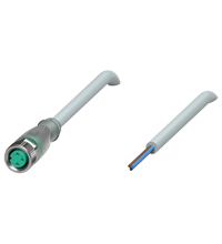 Pepperl+Fuchs V3-GM-E2-20M-PUR Female cordset single-ended M8 straight A-coded, LED 3-pin, PUR cable grey Turkiye
