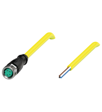 Pepperl+Fuchs V31-GM-YE10M-PVC-U Female cordset single-ended M8 straight A-coded, 4-pin, PVC cable yellow, UL approved Turkiye