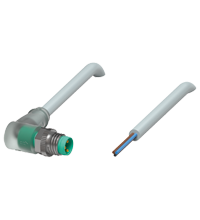 Pepperl+Fuchs V3S-WM-E2-2M-PVC Male cordset single-ended M8 angled A-coded, LED 3-pin, PVC cable grey Turkiye