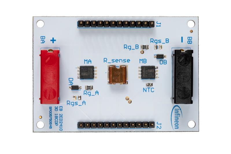 Infineon EB 2ED2410 3D 1BCDP EiceDRIVER™ APD 2ED2410-EM - 24 V evaluation MOSFET daughterboard, common drain, pre-charging Turkiye