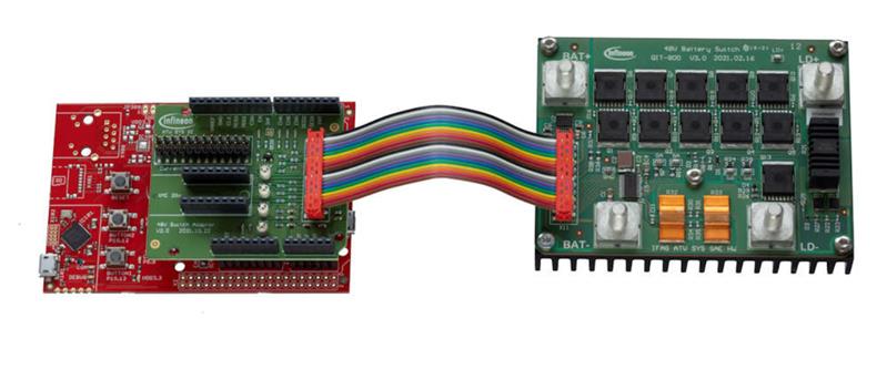 Infineon R 48V BATT SWITCH10 48V Battery switch with core-less hall based sensor and shunt current measurement – Reference Design Turkiye