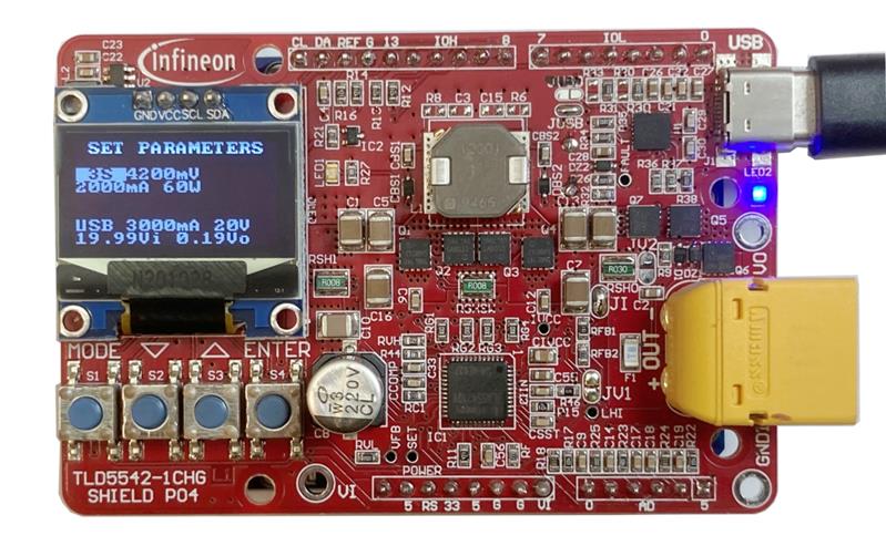 Infineon TLD5542-1CHG_SHIELD TLD5542-1 charger,LED driver,voltage regulator shield for arduino Turkiye