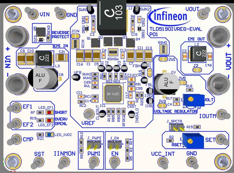 Infineon TLD5190IVREG_EVAL Turkiye