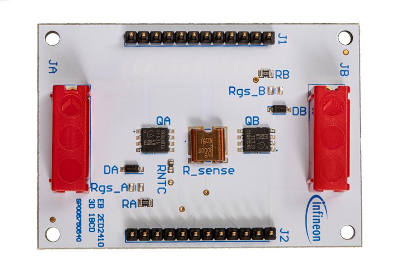 Infineon EB 2ED2410 3D 1BCD EiceDRIVER™ APD 2ED2410-EM - 24 V evaluation MOSFET daughterboard, common drain Turkiye