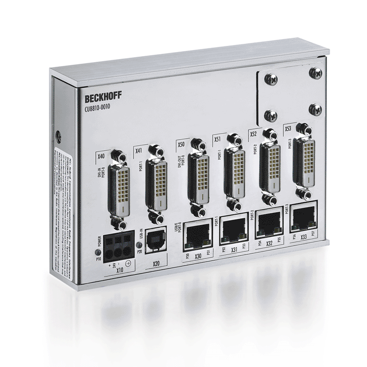 Beckhoff CU8810-0010 DVI splitter with USB extender for CP29xx-0000, CP39xx-0000, CP69xx-0010 and CP79xx-0010 Turkiye