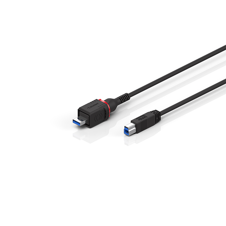 Beckhoff C9900-K939, -K940 USB cable, shielded, PVC, fixed installation, black Turkiye