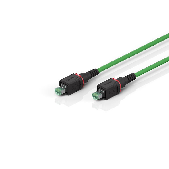 Beckhoff C9900-K948…K958 Industrial Ethernet/EtherCAT cable, PUR, 4 x 2 x AWG26/7, fixed installation, green, Cat6A Turkiye