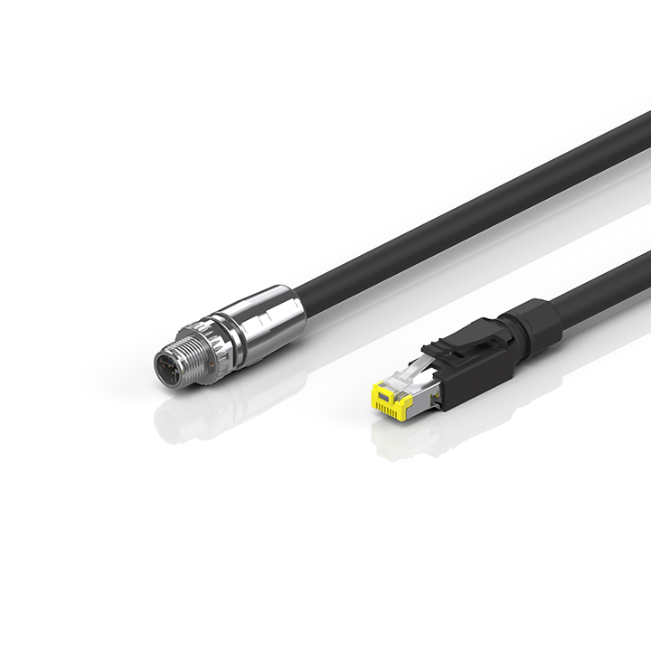 Beckhoff C9900-K704...K712,-K724,-K726...-K728,-K773,-K789 CP-Link 4 cable, shielded, PUR, 4 x 2 x AWG24/7, drag-chain suitable, black, Cat6A Turkiye