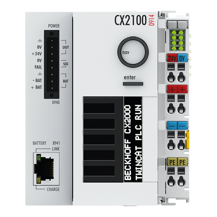 Beckhoff CX2100-0914 Power supply unit for external UPS for CX20x0, CX20x3 and CX2042 Turkiye