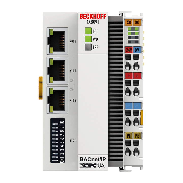 Beckhoff CX8091 Embedded PC with BACnet/IP or OPC UA Turkiye