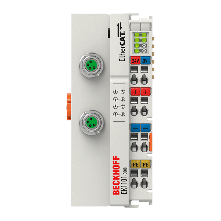 Beckhoff EK1101-0008 EtherCAT Coupler with ID switch and M8 connection Turkiye