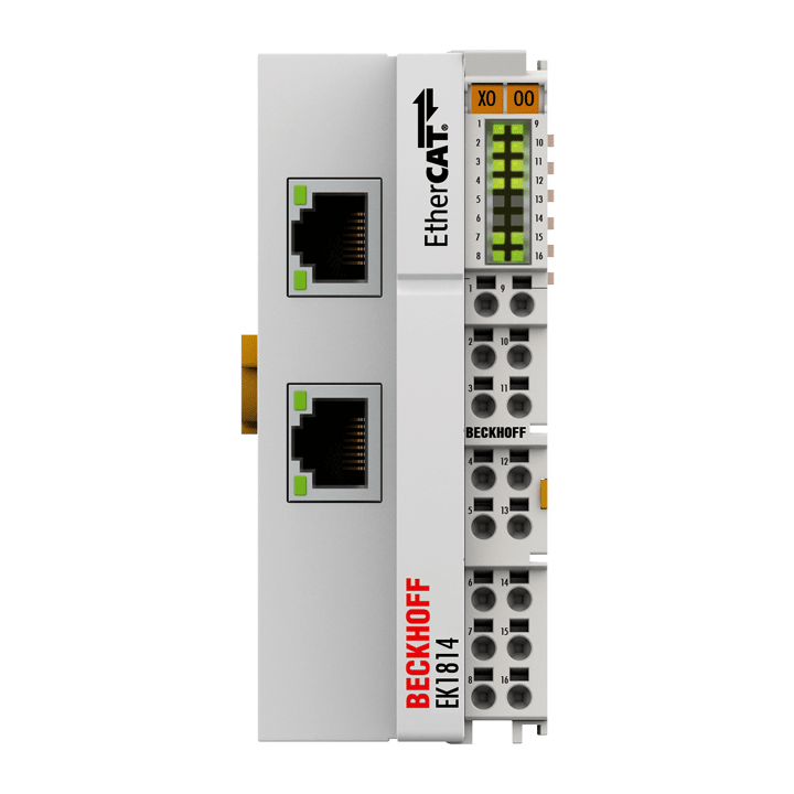 Beckhoff EK1814 EtherCAT Coupler with integrated digital inputs/outputs Turkiye